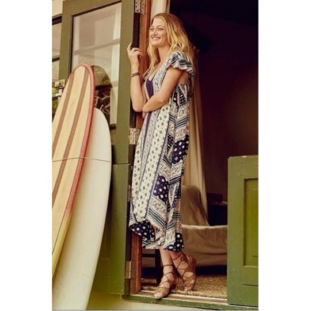 Anthropologie Maeve Summertide Swing Dress